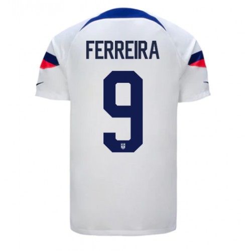 Ujedinjene države Jesus Ferreira #9 Domaci Dres SP 2022 Kratak Rukav